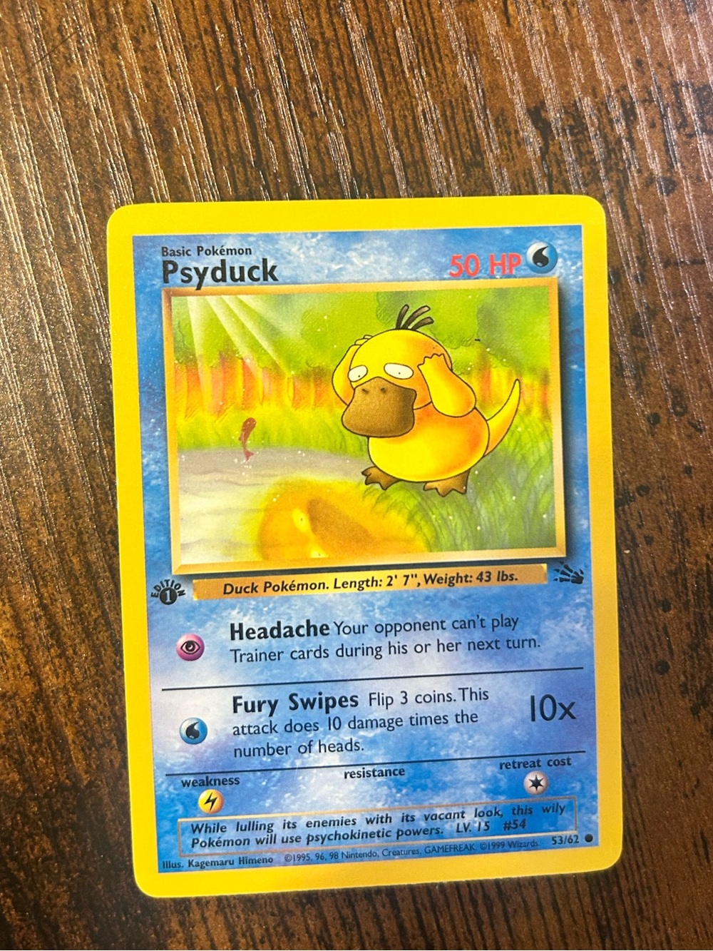 Psyduck 1st edition 53/62